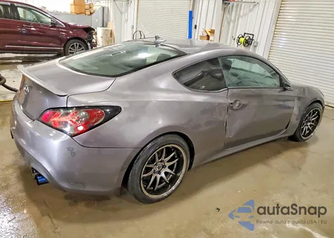 2011 Hyundai Genesis Coupe 2.0T from USA, damaged, VIN KMHHT6KD0BU048392